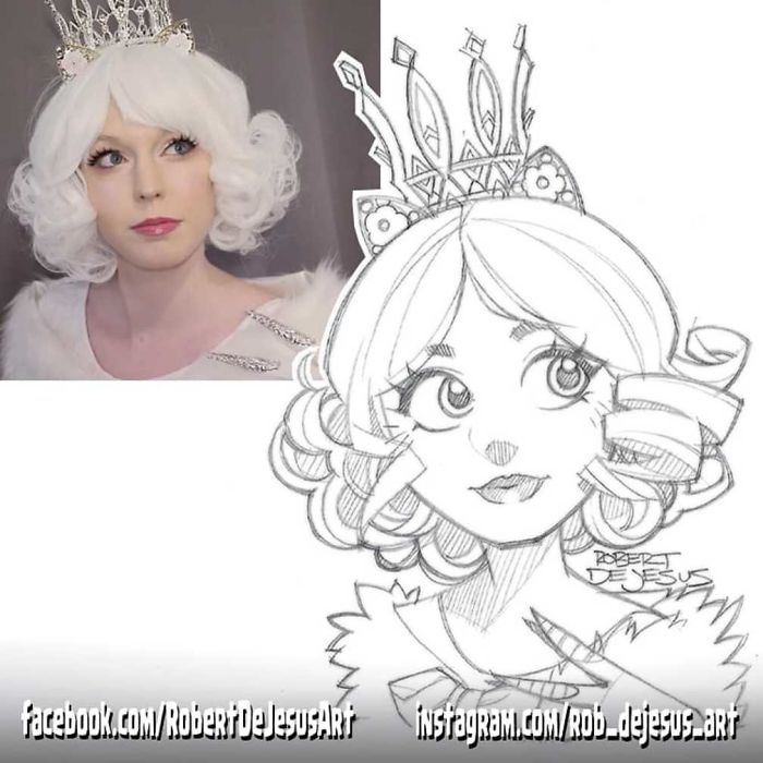 Robert Dejesus' Fun Illustrated Portraits