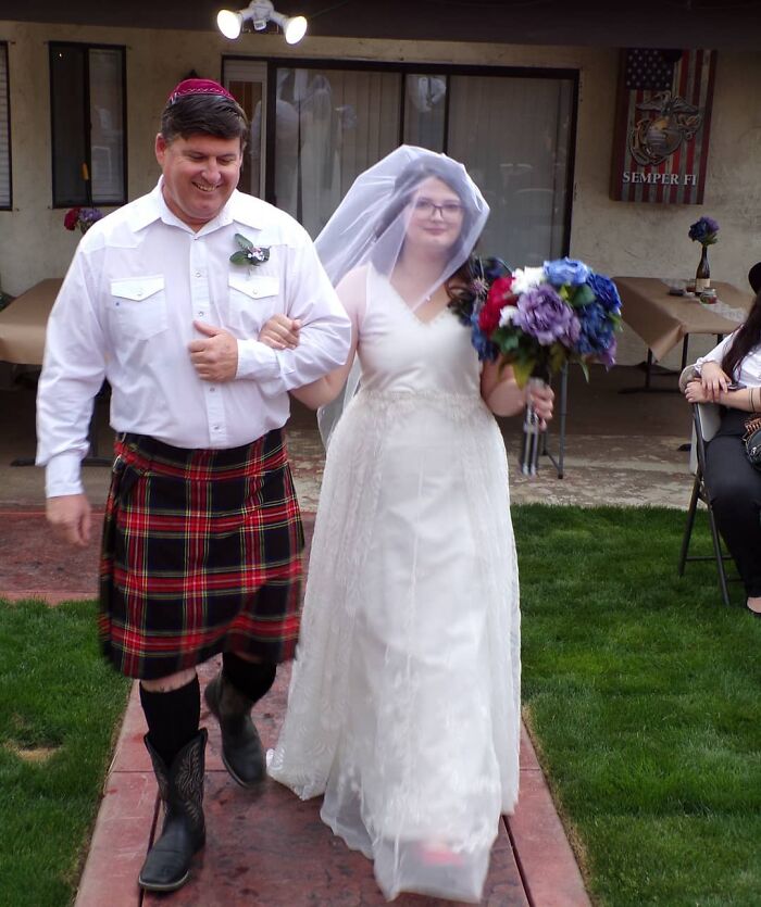 My Wedding Dress Was A Huge Project I Took On Recently