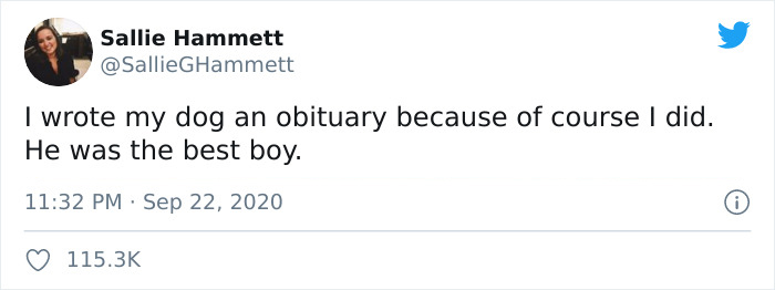 'He Was Best At Unconditional Love': Over 115k People Are In Tears Over This Woman's Touching Obituary For Her Beloved Dog 'He Was Best At Unconditional Love': Over 115k People Are In Tears Over This Woman's Touching Obituary For Her Beloved Dog