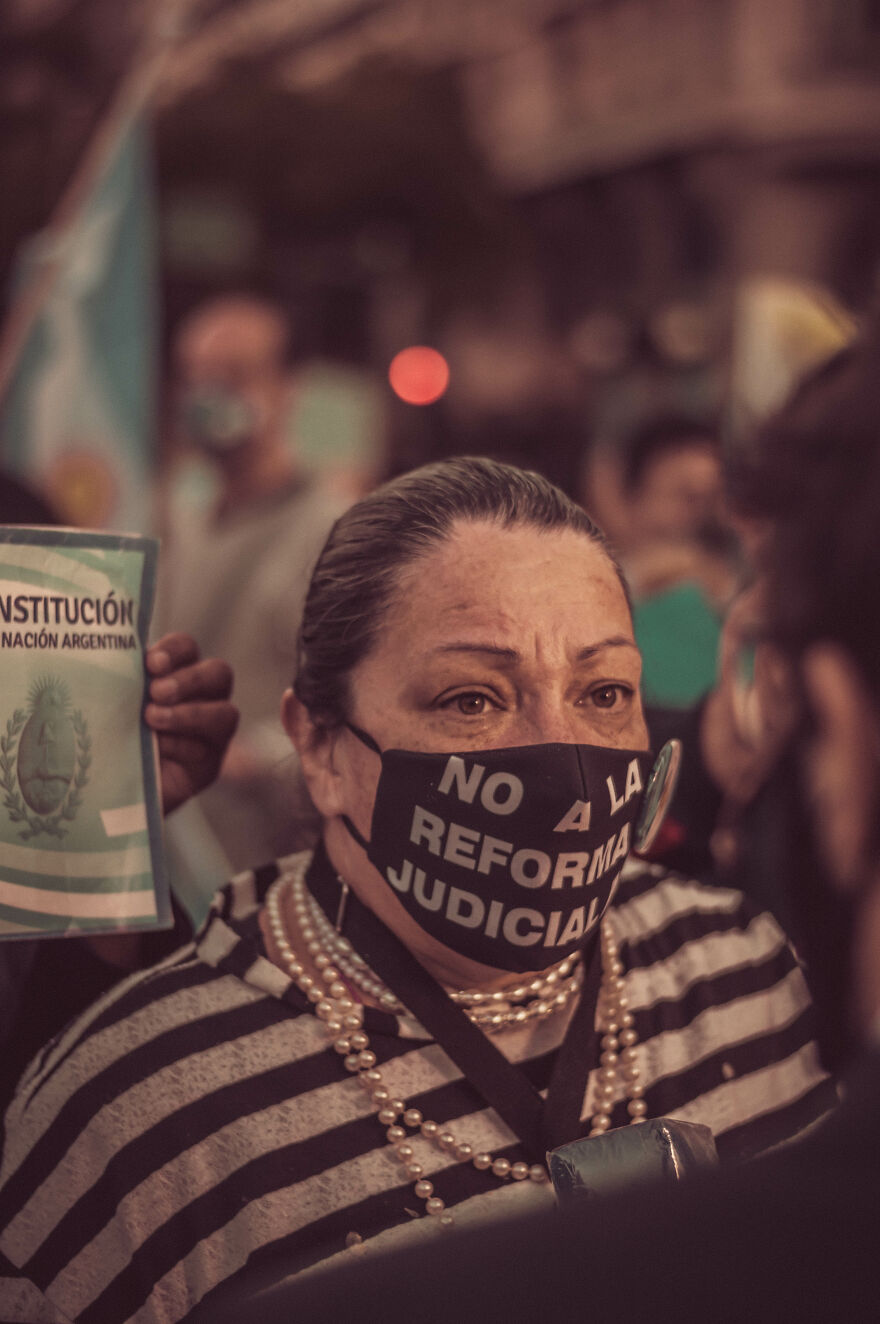 I Photographed Argentina's March Against Government Decisions In 2020