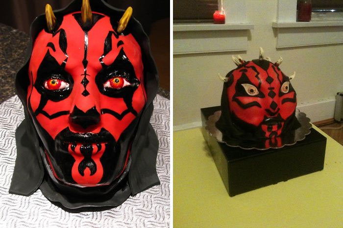 My Darth Maul Birthday Cake Ate Too Much Cake