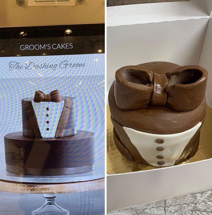 The Wedding Cake We Ordered vs. The Cake We Picked Up