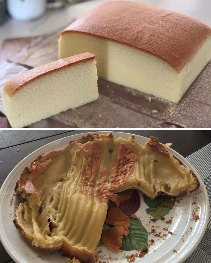 I Tried Making Japanese Cotton Sponge Cake...