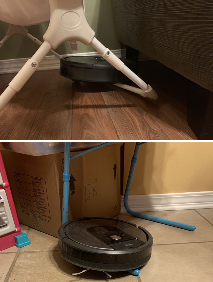 So Our Roomba Had A Rough Day Yesterday