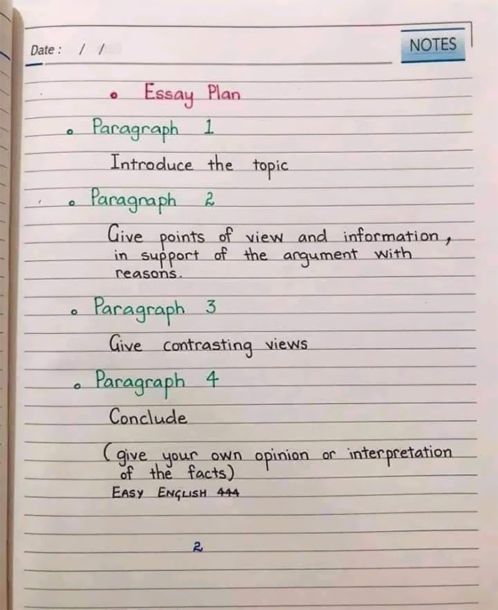 Essay Plan
