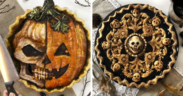 Baker Comes Up With The Spookiest Halloween Pies, And Here Are 29 Of Her Best Ones (New Pics)