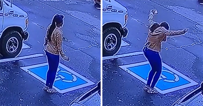 21 Y.O. Homeless Woman Is So Happy She Got A Job After Months of Looking, She Dances Like Nobody’s Watching, Gets Caught On CCTV