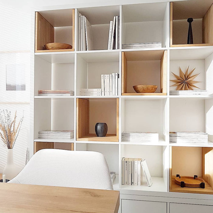 Simple IKEA Hack For Chic Shelving