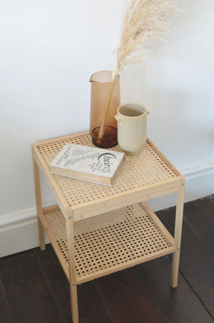 Boho-Style IKEA Bedside Table