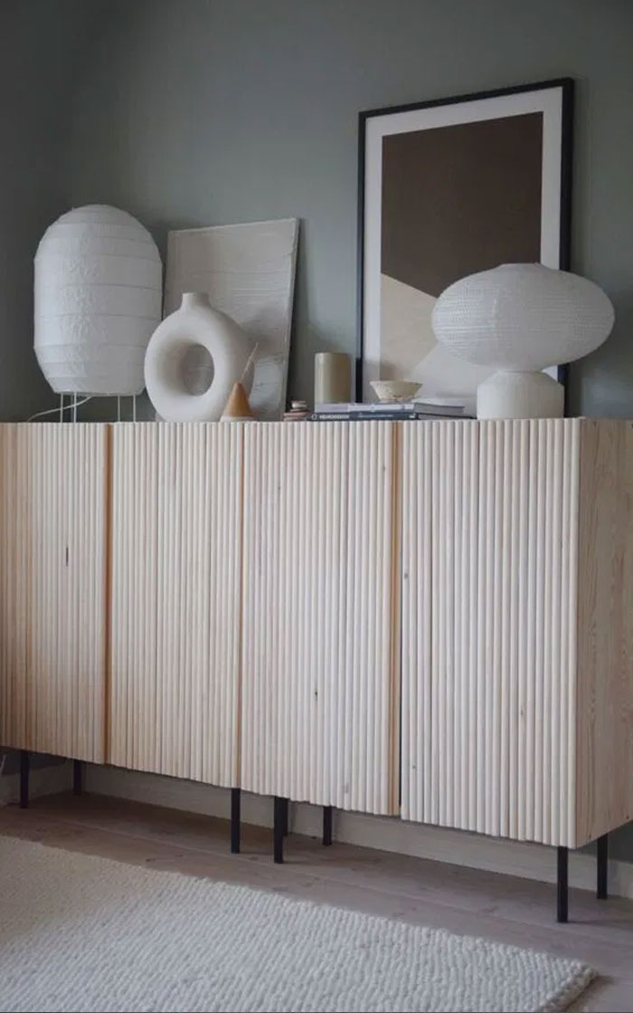 Dowel Door Front IKEA Ivar Cabinet