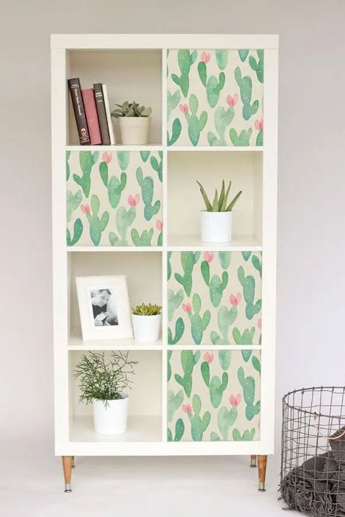 IKEA Kallax Cactus Shelving Hack