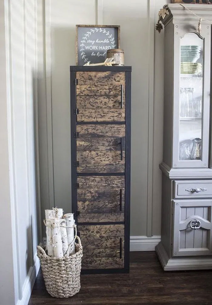 IKEA Kallax Rustic Tall Unit Hack