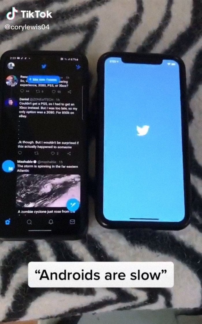 This TikTok Video Comparing iPhone And Android Speed In Real Time Is Going Viral This TikTok Video Comparing iPhone And Android Speed In Real Time Is Going Viral