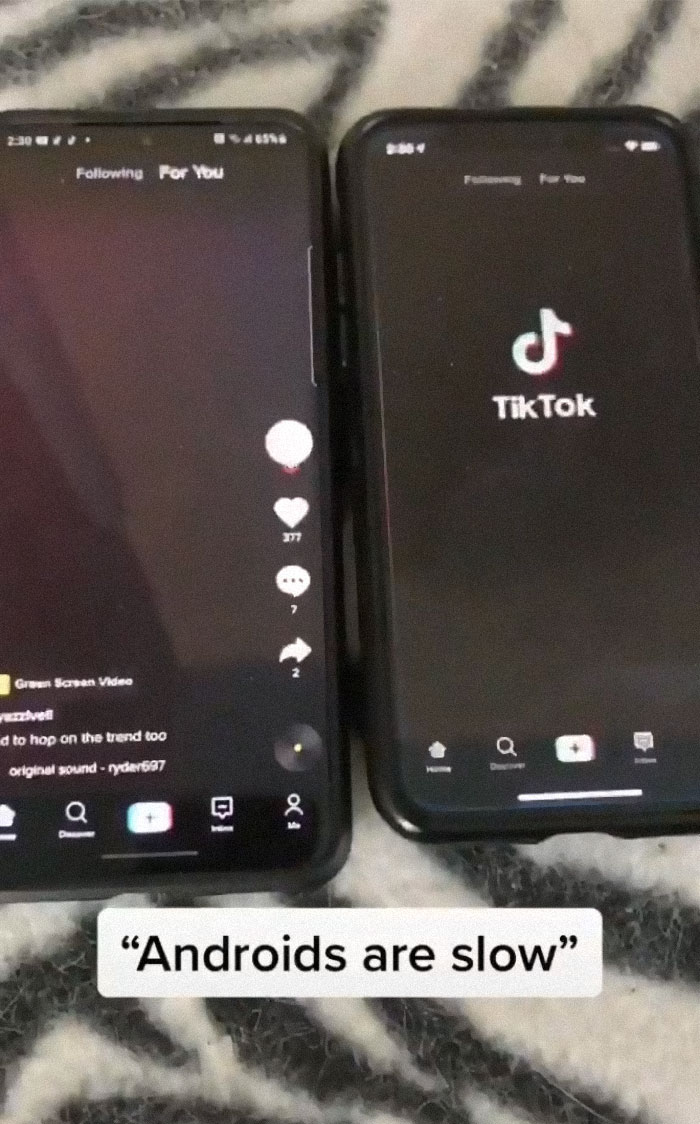 This TikTok Video Comparing iPhone And Android Speed In Real Time Is Going Viral This TikTok Video Comparing iPhone And Android Speed In Real Time Is Going Viral