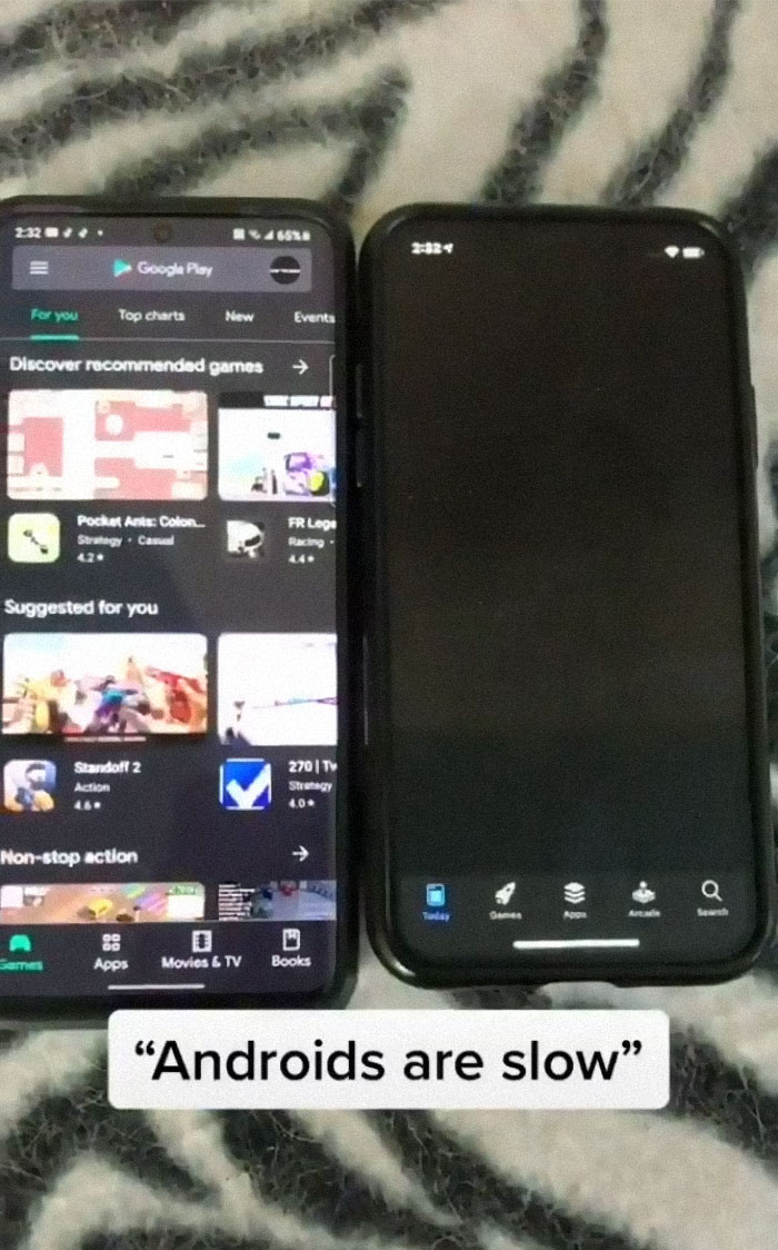 This TikTok Video Comparing iPhone And Android Speed In Real Time Is Going Viral This TikTok Video Comparing iPhone And Android Speed In Real Time Is Going Viral
