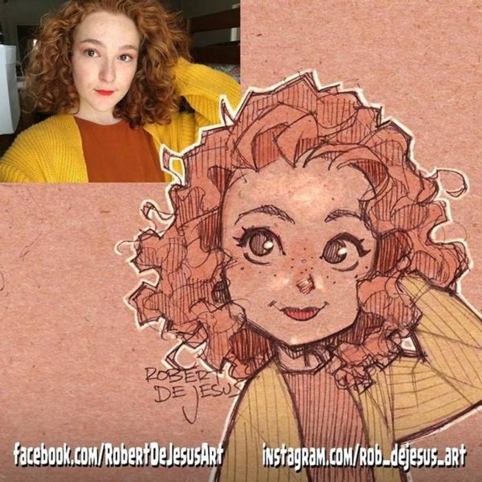 Robert Dejesus' Fun Illustrated Portraits