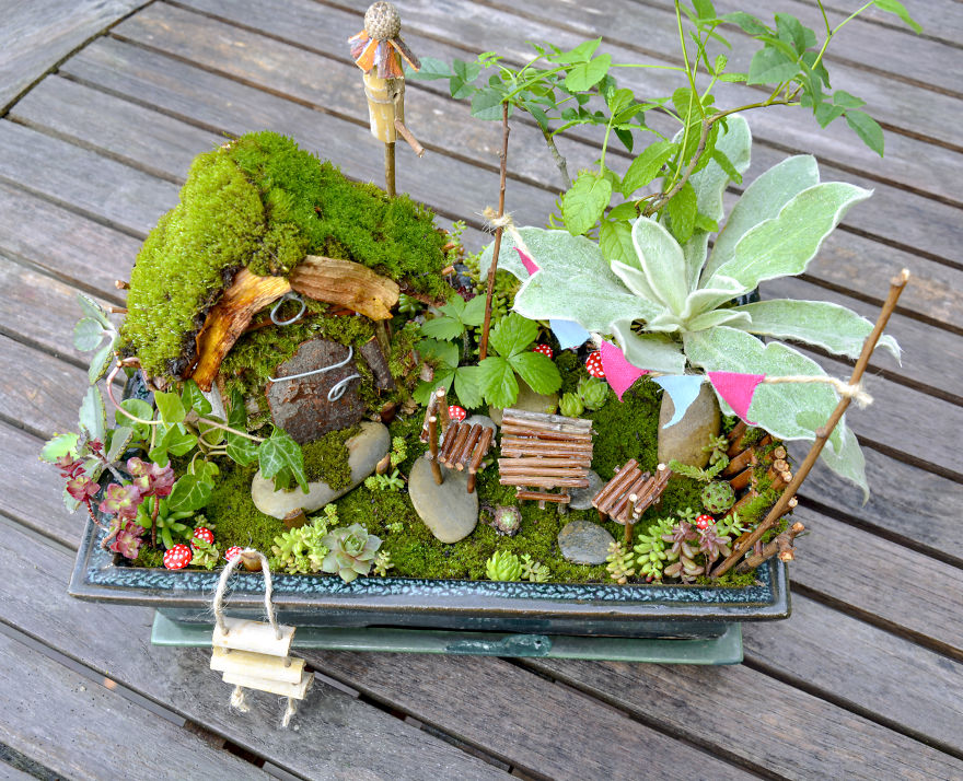 I Started Making Tiny Gardens At Home To Relax From My Everyday Job (28 Pics)