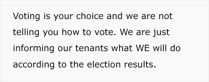 Landlord Makes It Clear That He Will Raise The Rent If Biden Gets Elected