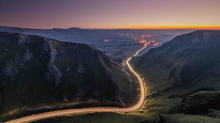 Landscapes At Night Runner Up: Wesley Chambers, 'Light Pass', Derbyshire