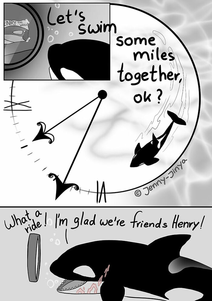 Artist Who Makes People Cry With Her Animal Abuse Comics Just Released A New Tragic One About Orcas Artist Who Makes People Cry With Her Animal Abuse Comics Just Released A New Tragic One About Orcas