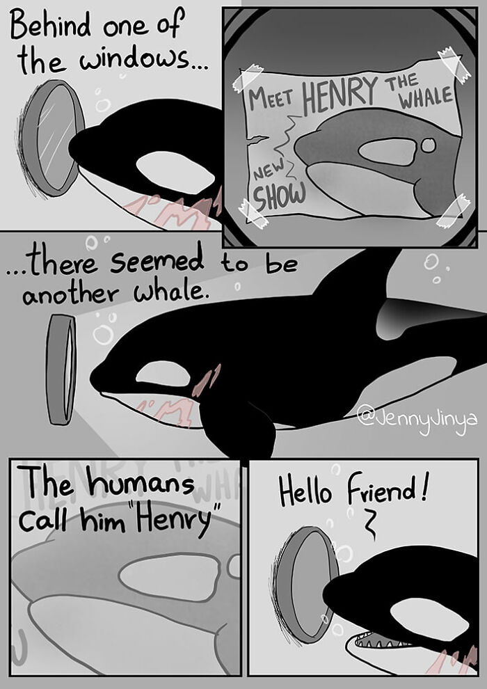 Artist Who Makes People Cry With Her Animal Abuse Comics Just Released A New Tragic One About Orcas