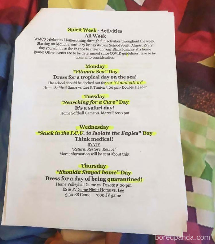 My School Making Fun Of Covid