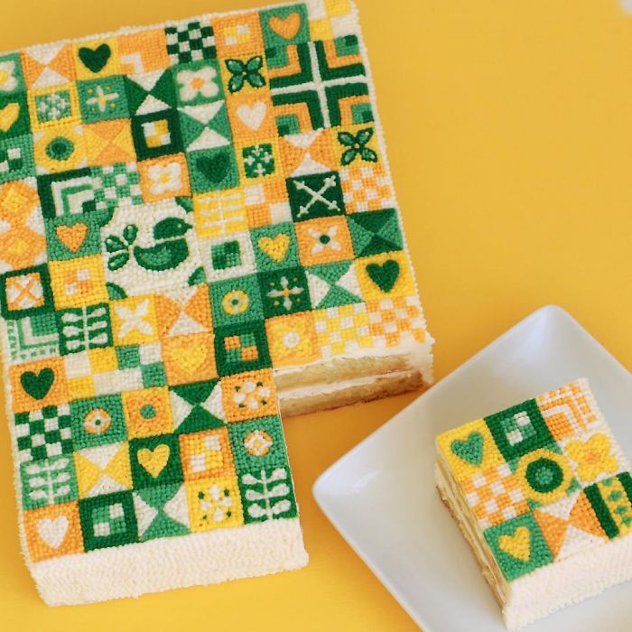 LA-Based Baker Creates Stunning Cakes That Look Like Fancy Persian Rugs