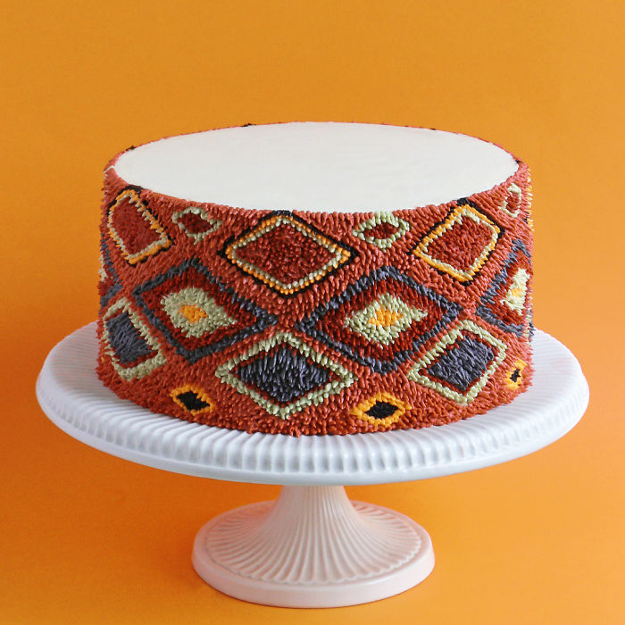 LA-Based Baker Creates Stunning Cakes That Look Like Fancy Persian Rugs
