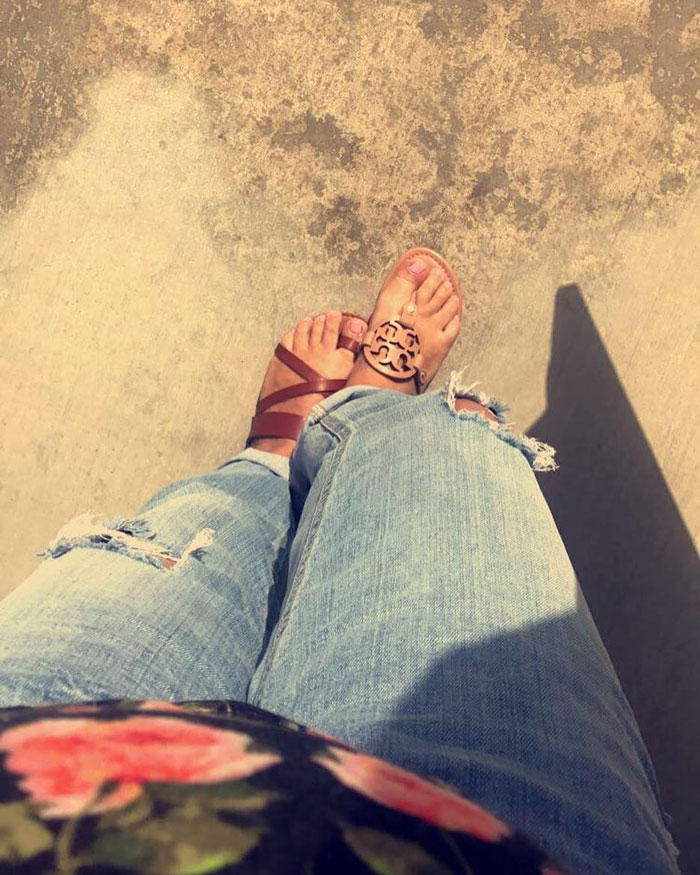 Talk About Prego Brain. I Was Rushing To The Post Office And I Didn't Bother To Look Down