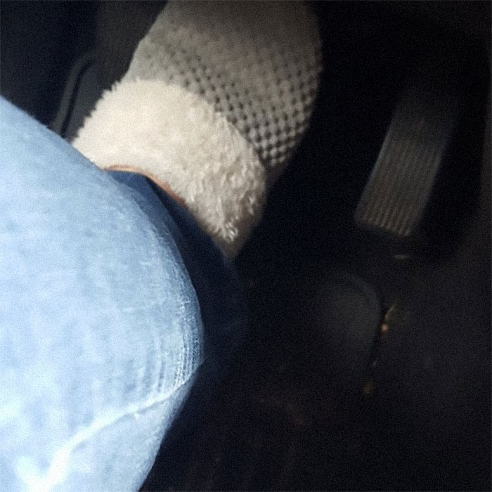 When You Get To Your Destination And Realise You Forgot To Take Your Slippers Off