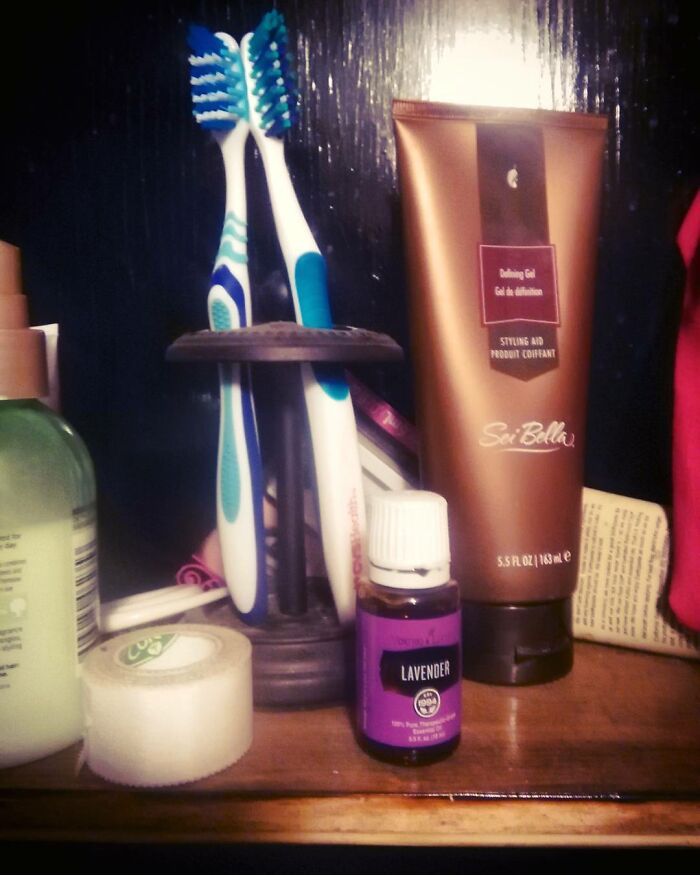 When You've Been Searching Your House For Two Days For Your Lavender Oil And It's Been On Your Bathroom Shelf The Whole Time. Pregnancy Brain Really Might Be The End Of Me Lol.