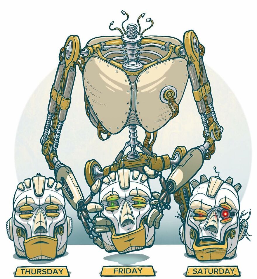 Russian Artist Creates Dark And Macabre Illustrations That Seem To Come Out Of A Nightmare