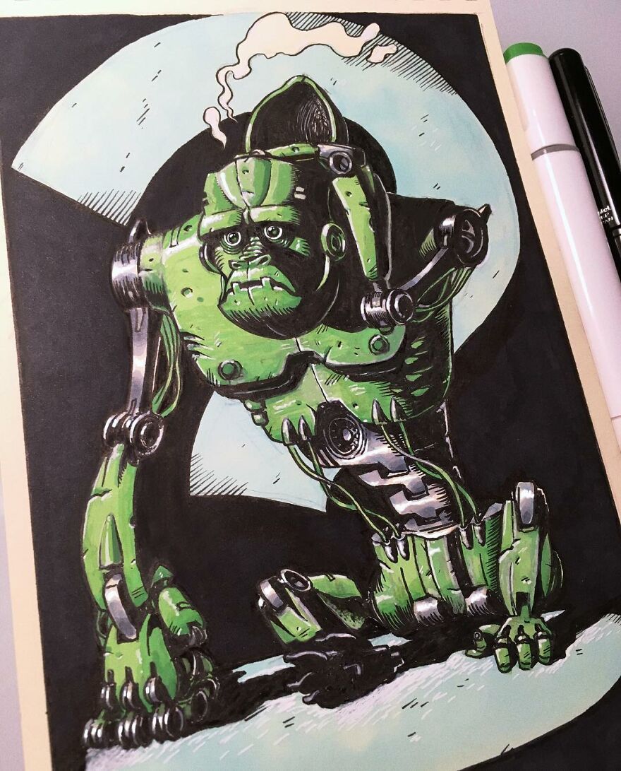 Russian Artist Creates Dark And Macabre Illustrations That Seem To Come Out Of A Nightmare