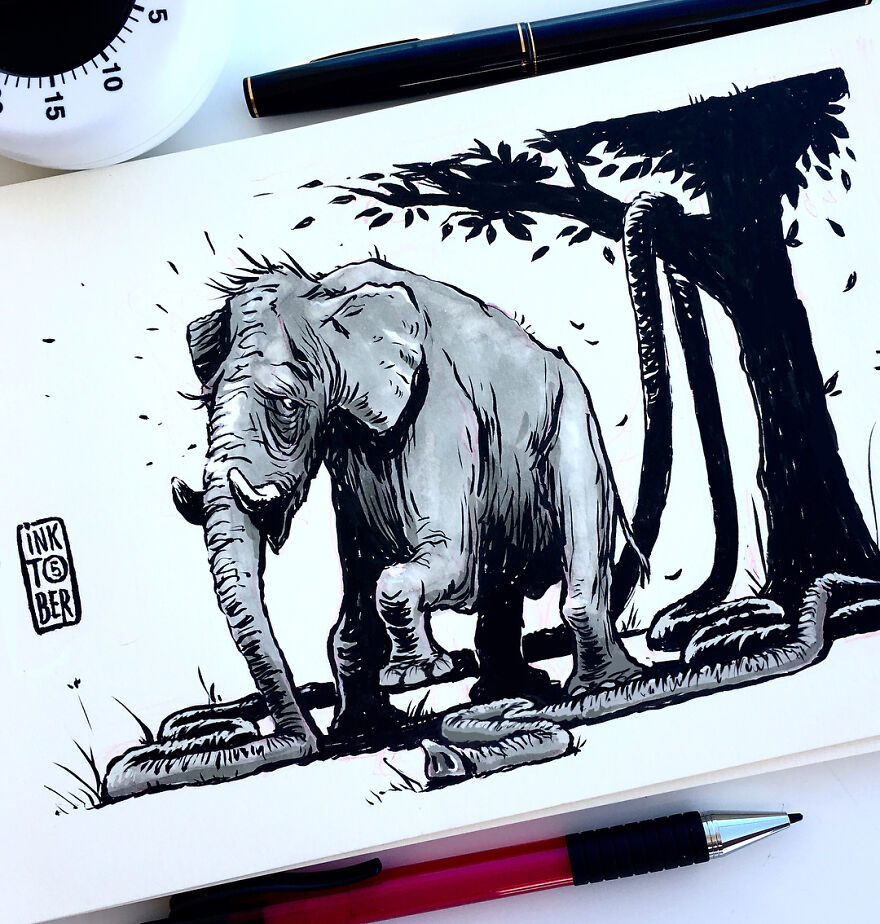 Russian Artist Creates Dark And Macabre Illustrations That Seem To Come Out Of A Nightmare