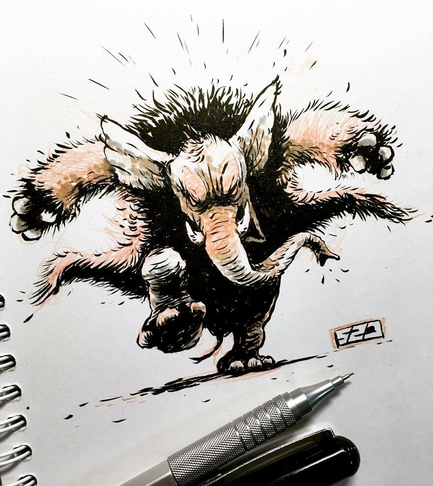 Russian Artist Creates Dark And Macabre Illustrations That Seem To Come Out Of A Nightmare