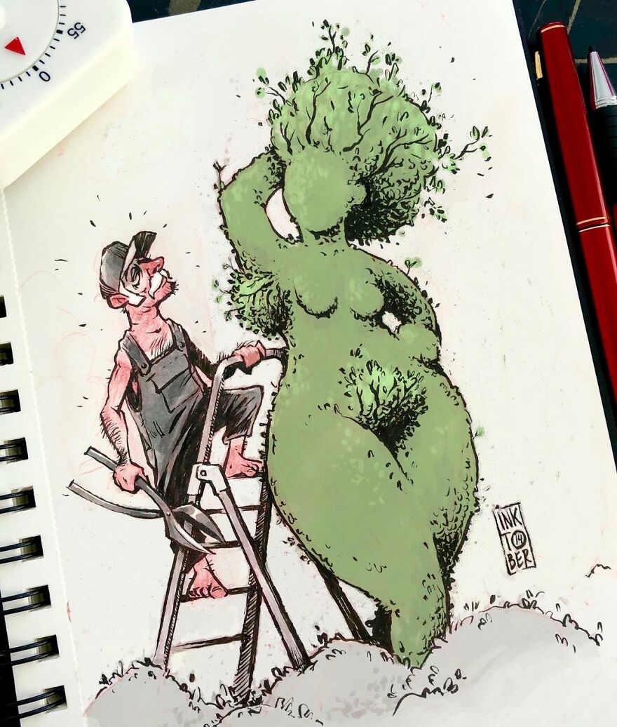 Russian Artist Creates Dark And Macabre Illustrations That Seem To Come Out Of A Nightmare