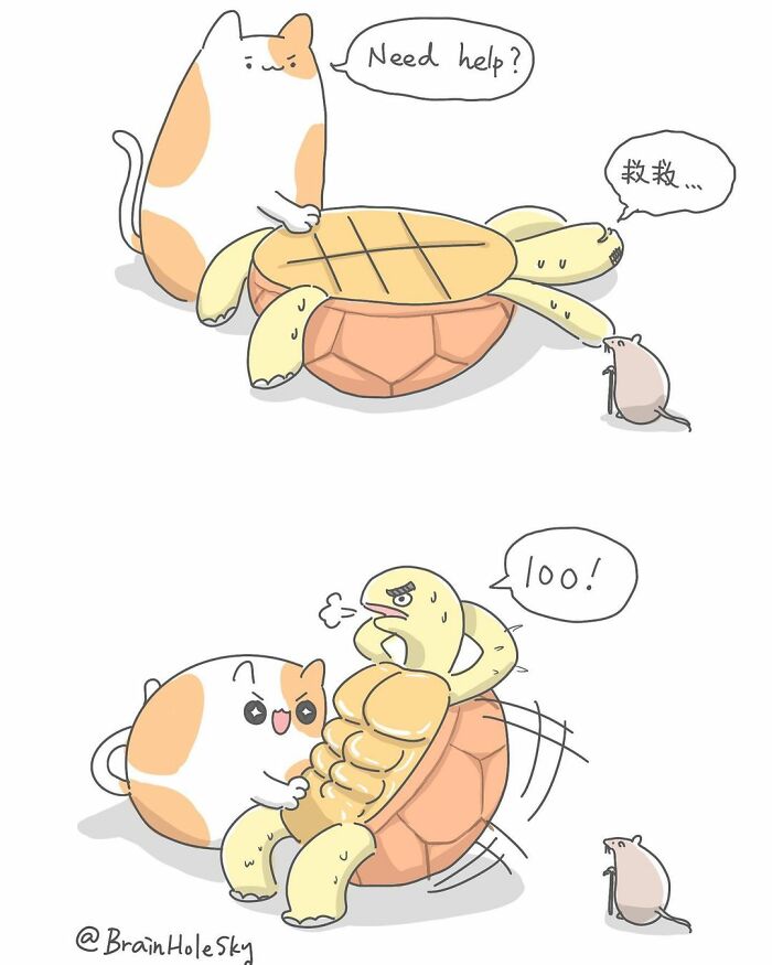 Simple-Short-Comics-Brainholesky