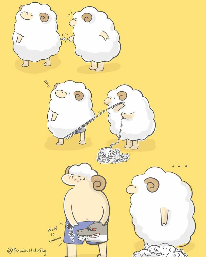 Simple-Short-Comics-Brainholesky