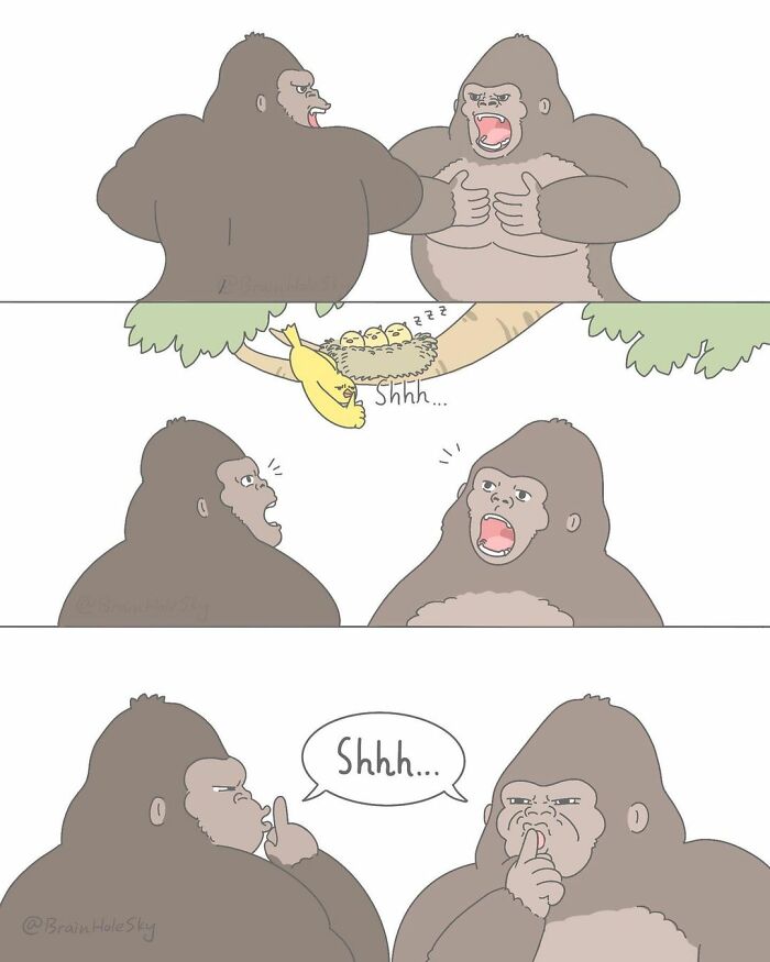 Simple-Short-Comics-Brainholesky