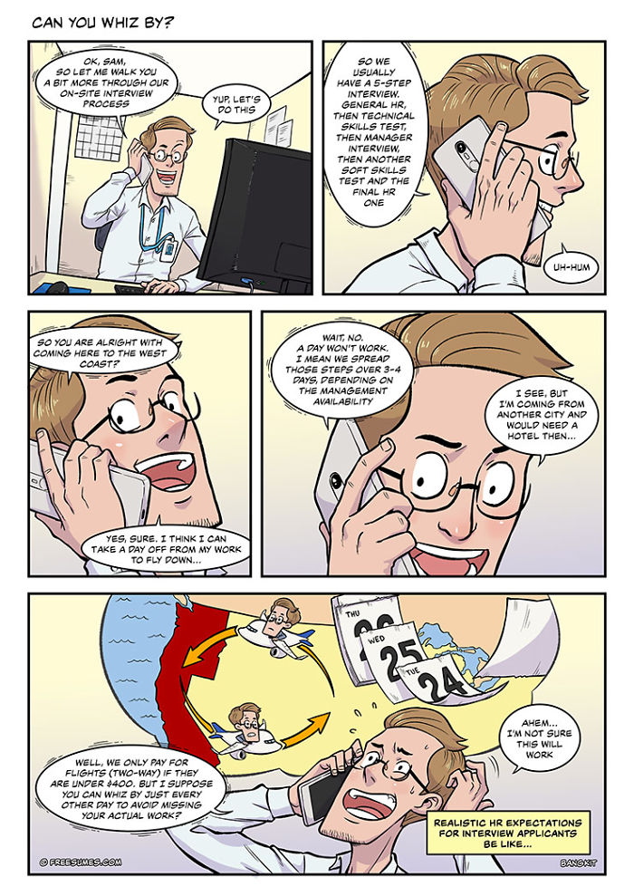 Our 22 Comics Show How Many Hoops You Need To Jump To Find A Good Job