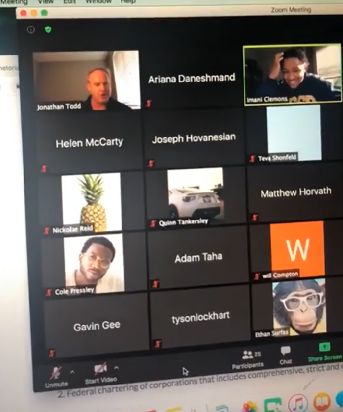 TikTokers In College Are Turning On Their Cams In Zoom Lectures So Professors Won't Have To Teach To Blank Screens