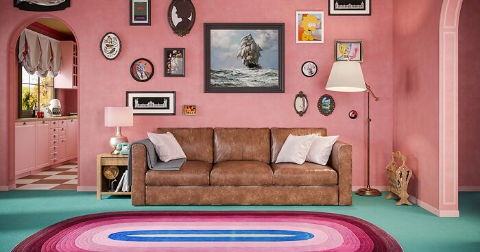 Here’s What The Simpsons Interiors Would Look Like If Wes Anderson Created Them