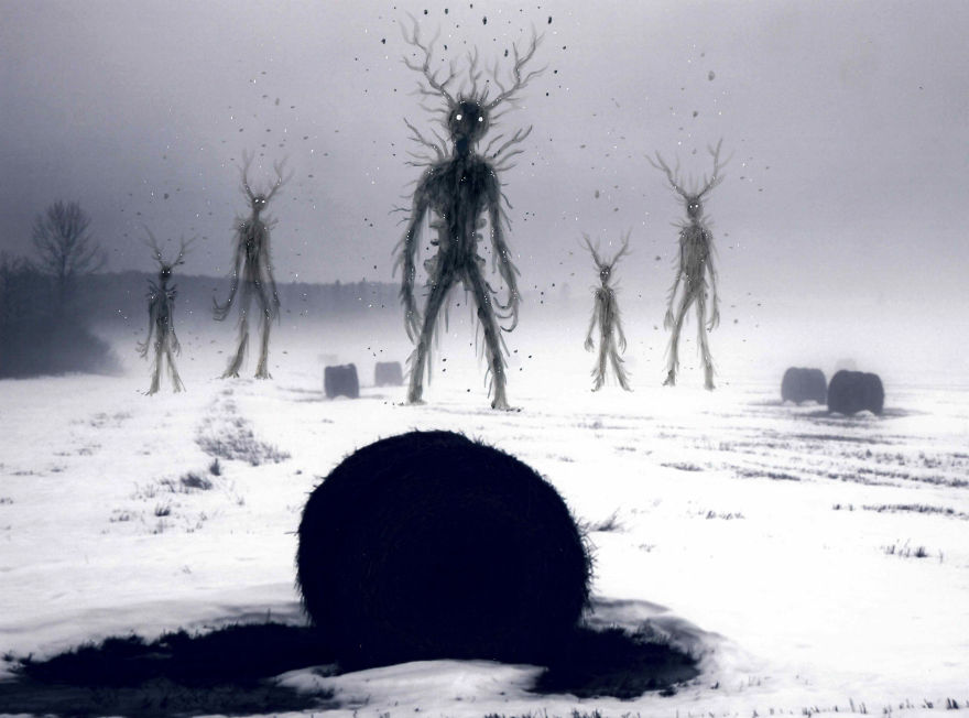 They Suddenly Appeared In The Mist