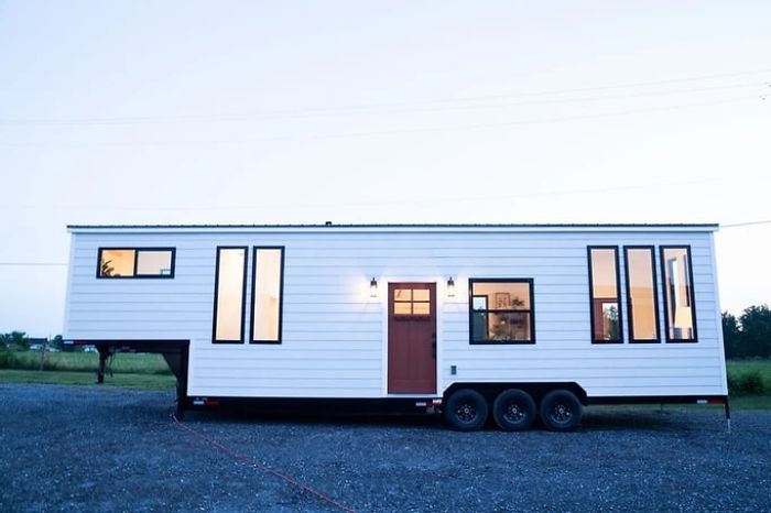 Beautiful And Affordable Tiny Home With Full Size Walk In Shower. Beautiful And Affordable Tiny Home With Full Size Walk In Shower.