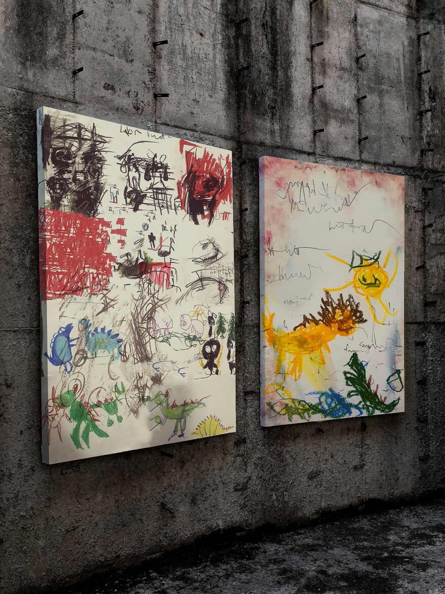 I've Discovered That Drawing With Different Hands Opens Up Different Aspects Of My Personality (39 Pics) I've Discovered That Drawing With Different Hands Opens Up Different Aspects Of My Personality (39 Pics)