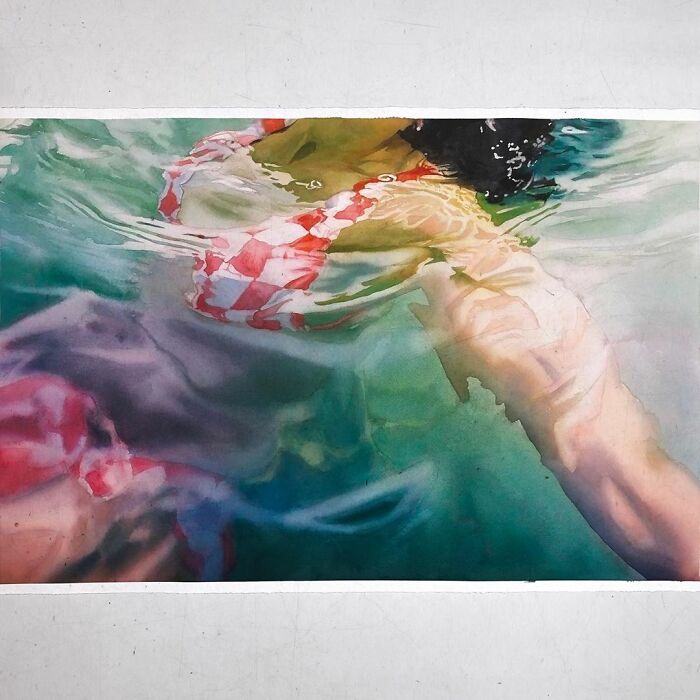 Watercolor-Swimmers-Painting-Marcos-Beccari
