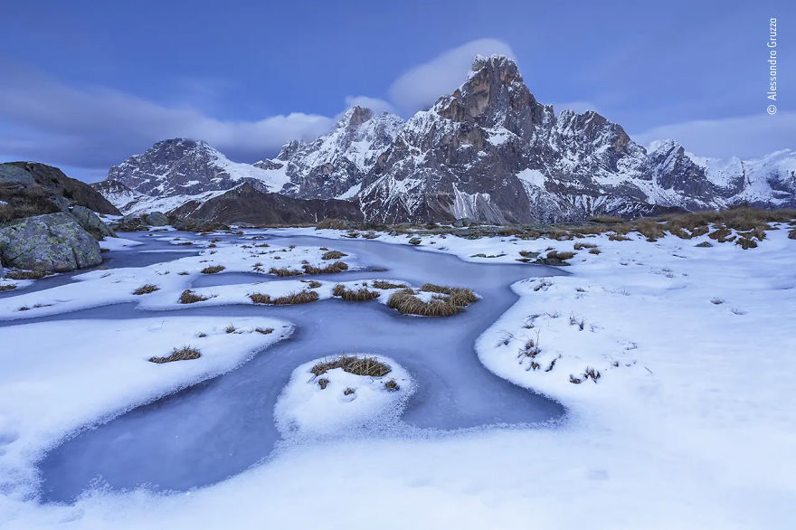 Earth’s Environments Highly Commended: "The Blue Pool On The Top Of The World" By Alessandro Gruzza