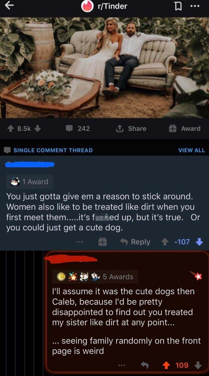 Guy Finds His Bil‘S Post Of Recently Getting Married And How He „flirts“ With Women