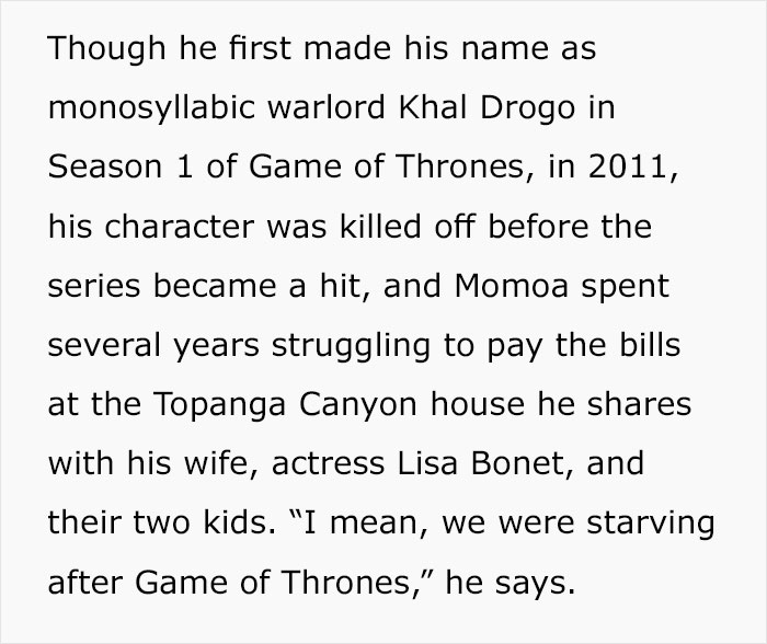 "Completely In Debt": Jason Momoa Reveals His Huge Financial Troubles After His Character Got Killed Off On ‘Game Of Thrones'