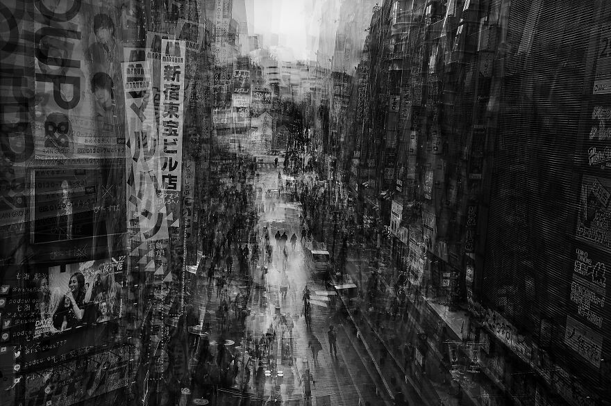 Shinjuku (Professional Fine Art & Abstract Category, 1st Place)
